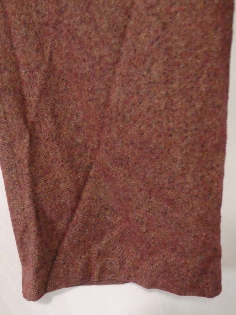 SLOAN Lined Pants Textured Tweed Burgundy - size 16 - Picture 7 of 14